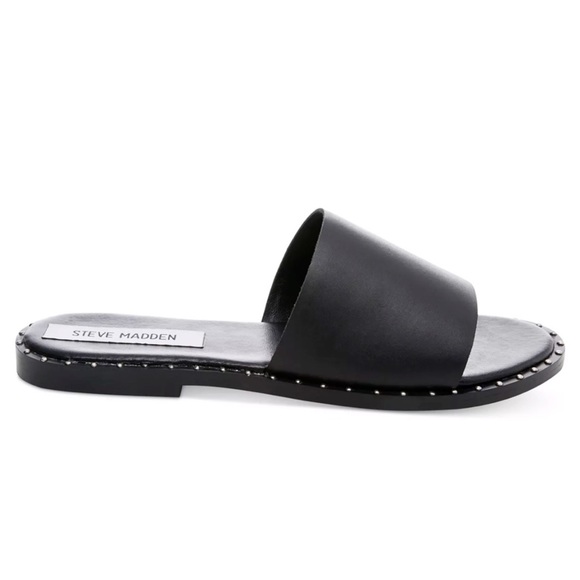 🆕{STEVE MADDEN} Taylor Studded Slide Sandals - Picture 8 of 16